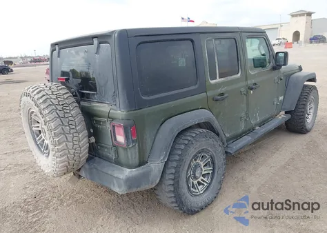 2020 Jeep Wrangler Unlimited Sport 4X4 from USA, damaged, VIN 1C4HJXDN7LW334543